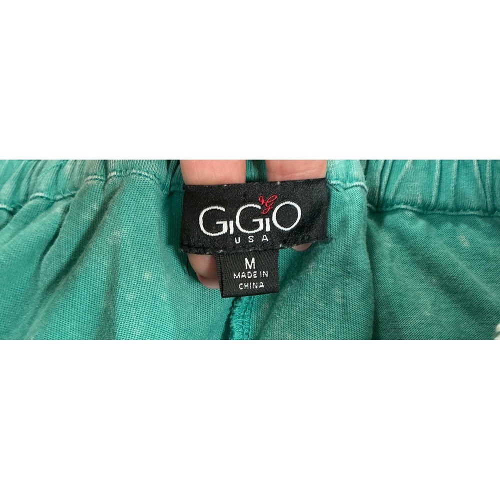 Wide Leg Cargo Pants in Teal Green - Picture 6 of 9